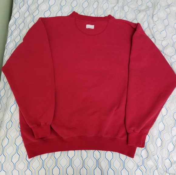 Vintage Mercedes Benz Embroidered Sweatshirt Red - Picture 4 of 8